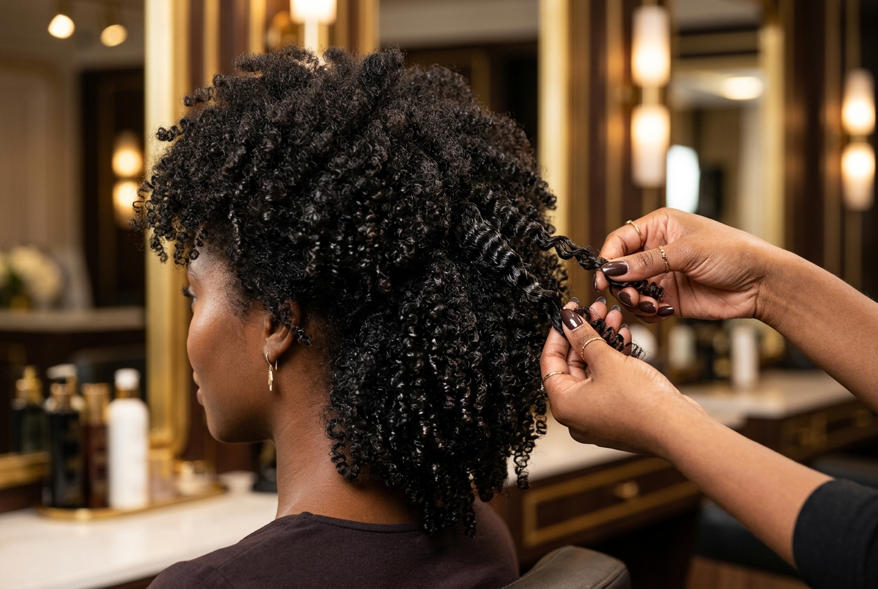 Natural Hair Wash & Style
